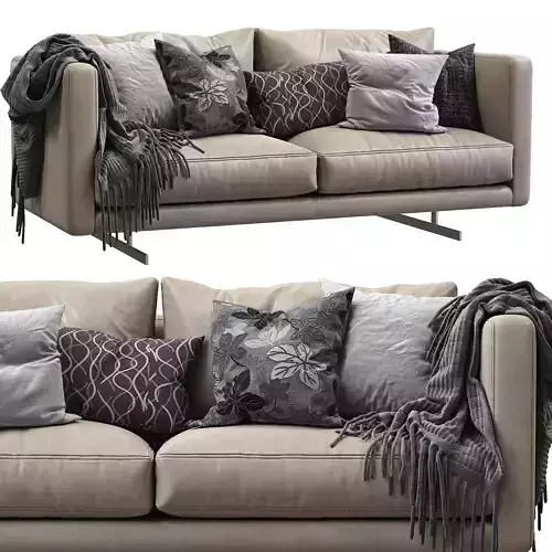 DEE DEE Leather Sofa By BERTO