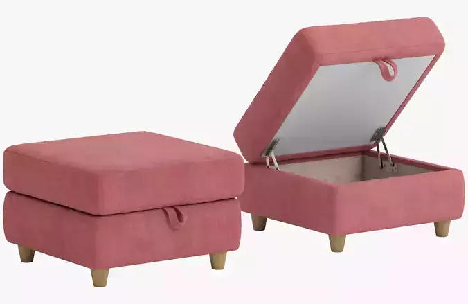 Pouf modern 3D model