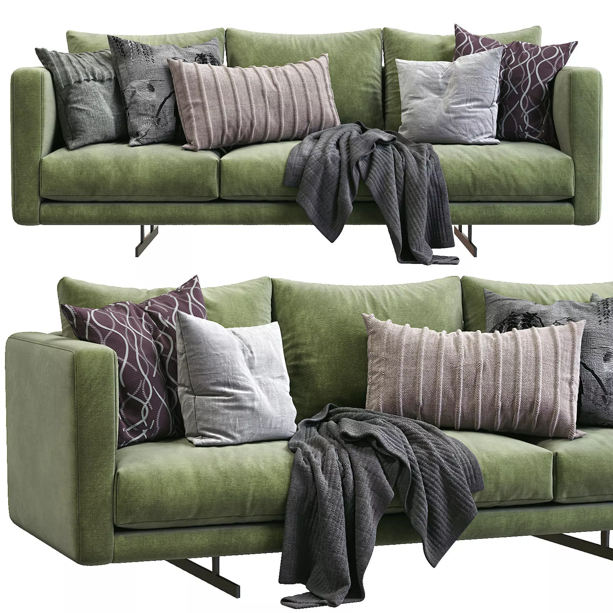 Dee Dee Sofa by Berto 3D model