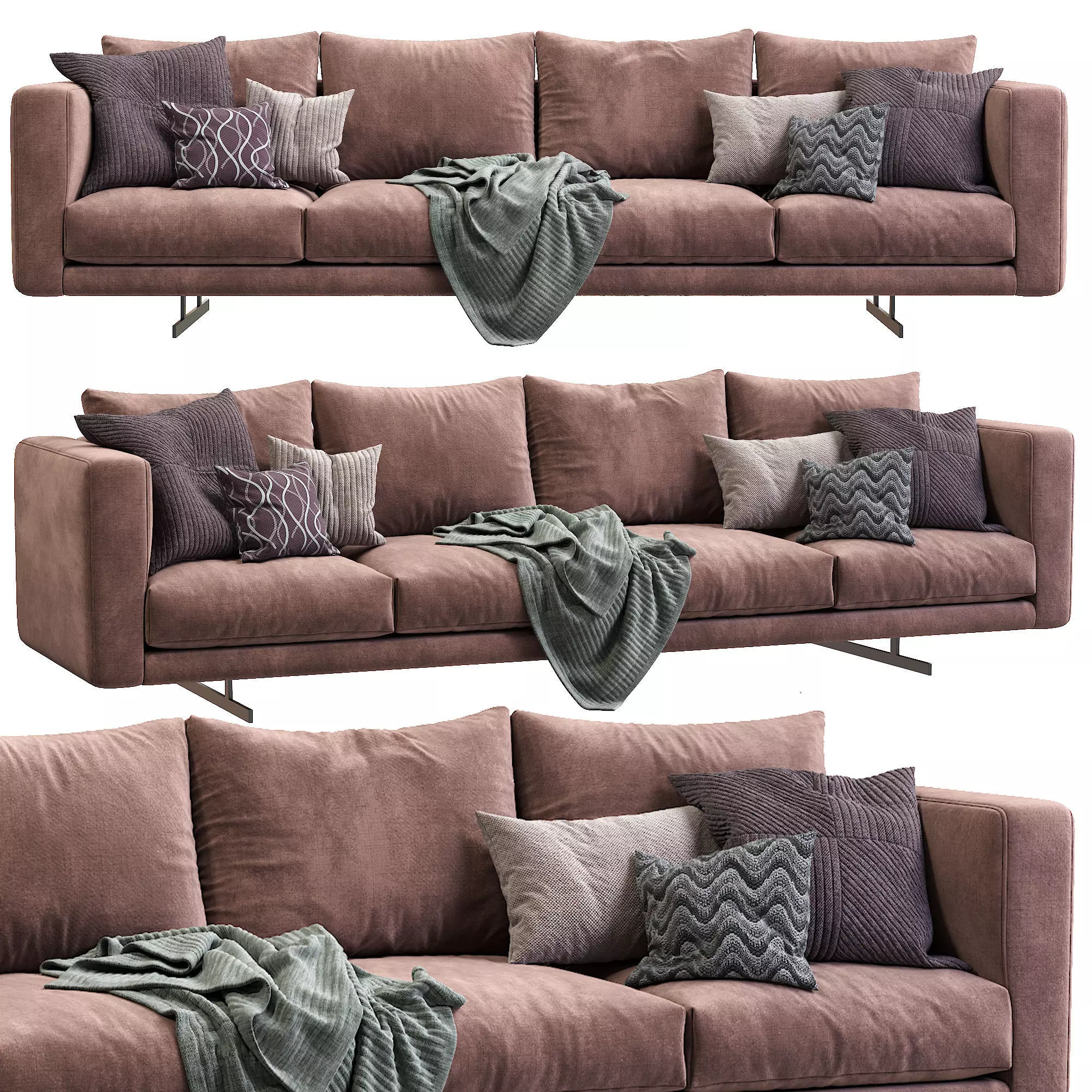 DEE DEE SOFA BY BERTO 3D model_0