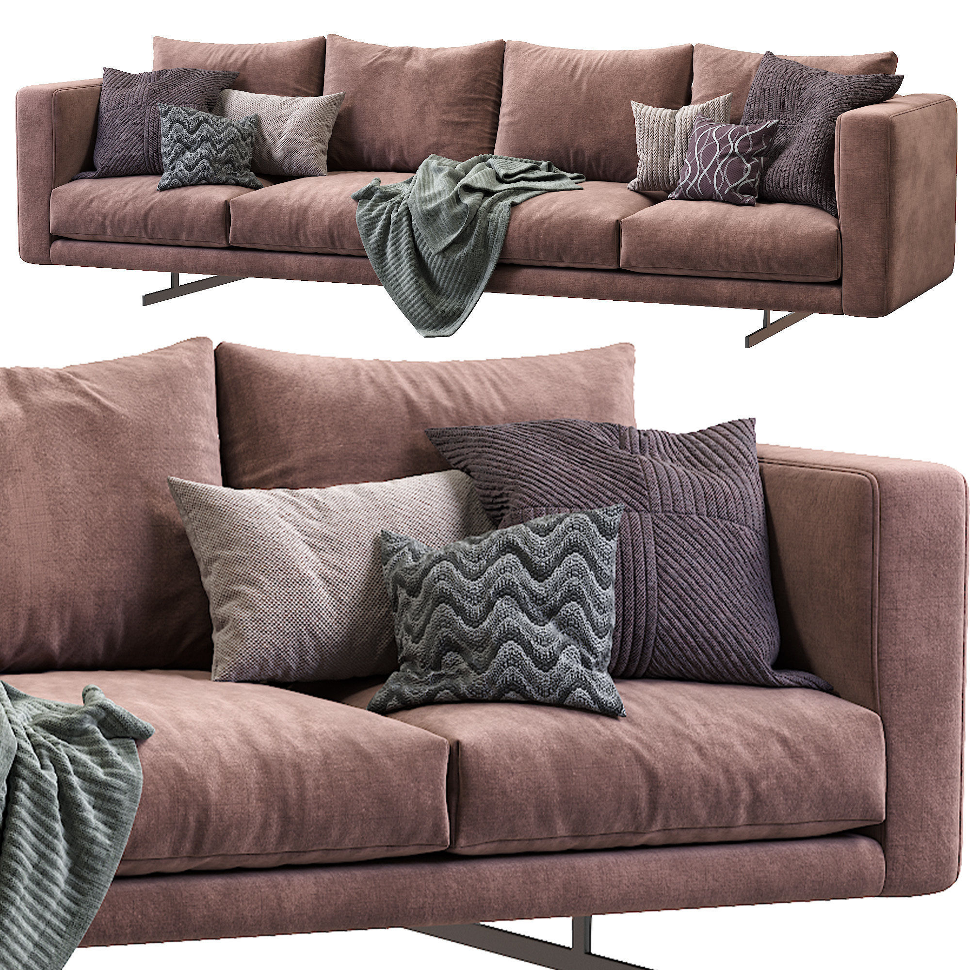 DEE DEE SOFA BY BERTO 3D model_2