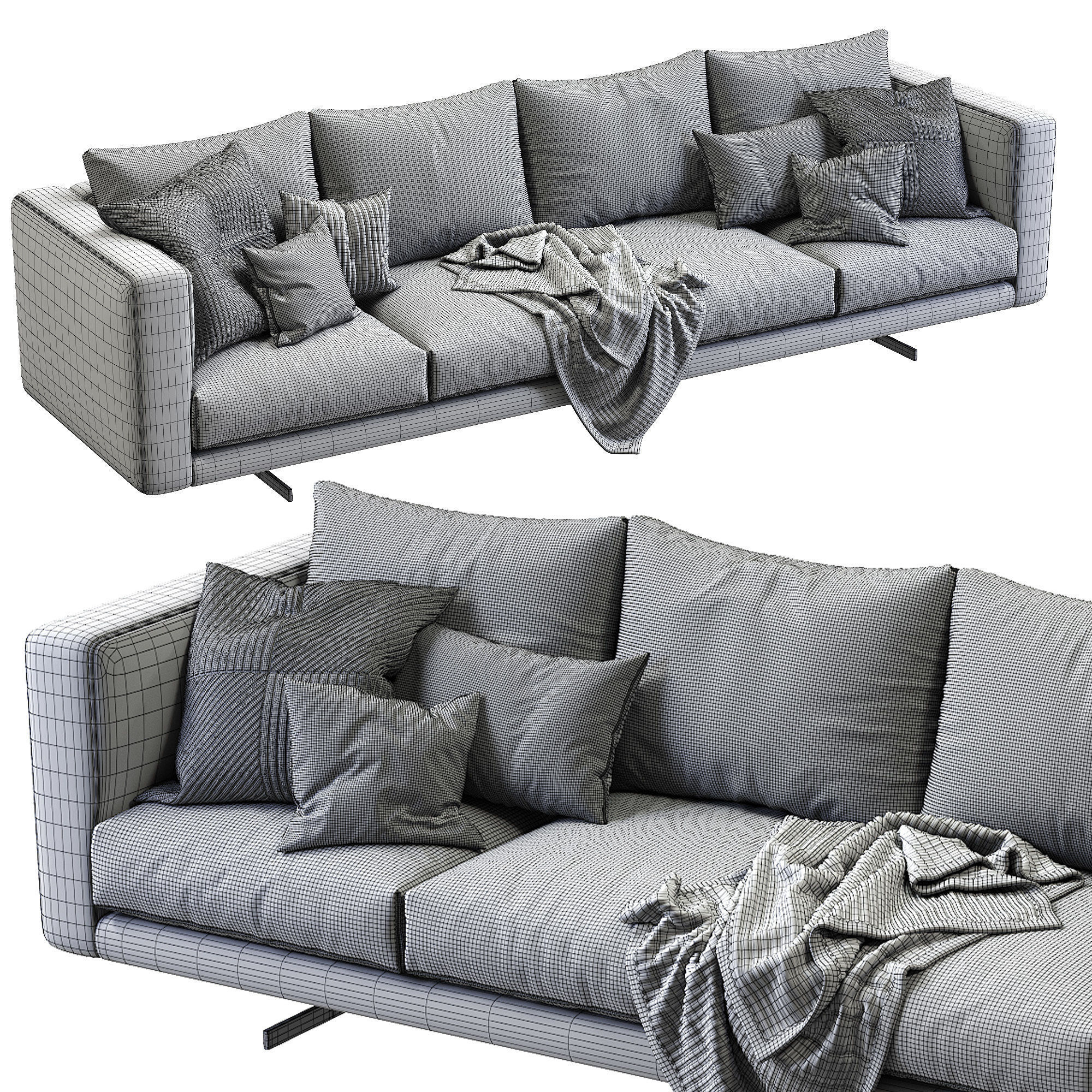 DEE DEE SOFA BY BERTO 3D model_4