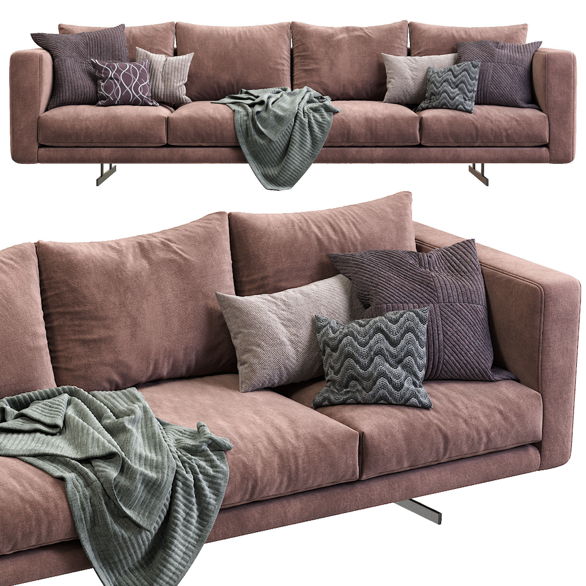 DEE DEE SOFA BY BERTO 3D model_1