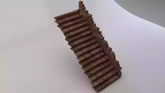 Brick Half Stairs 
