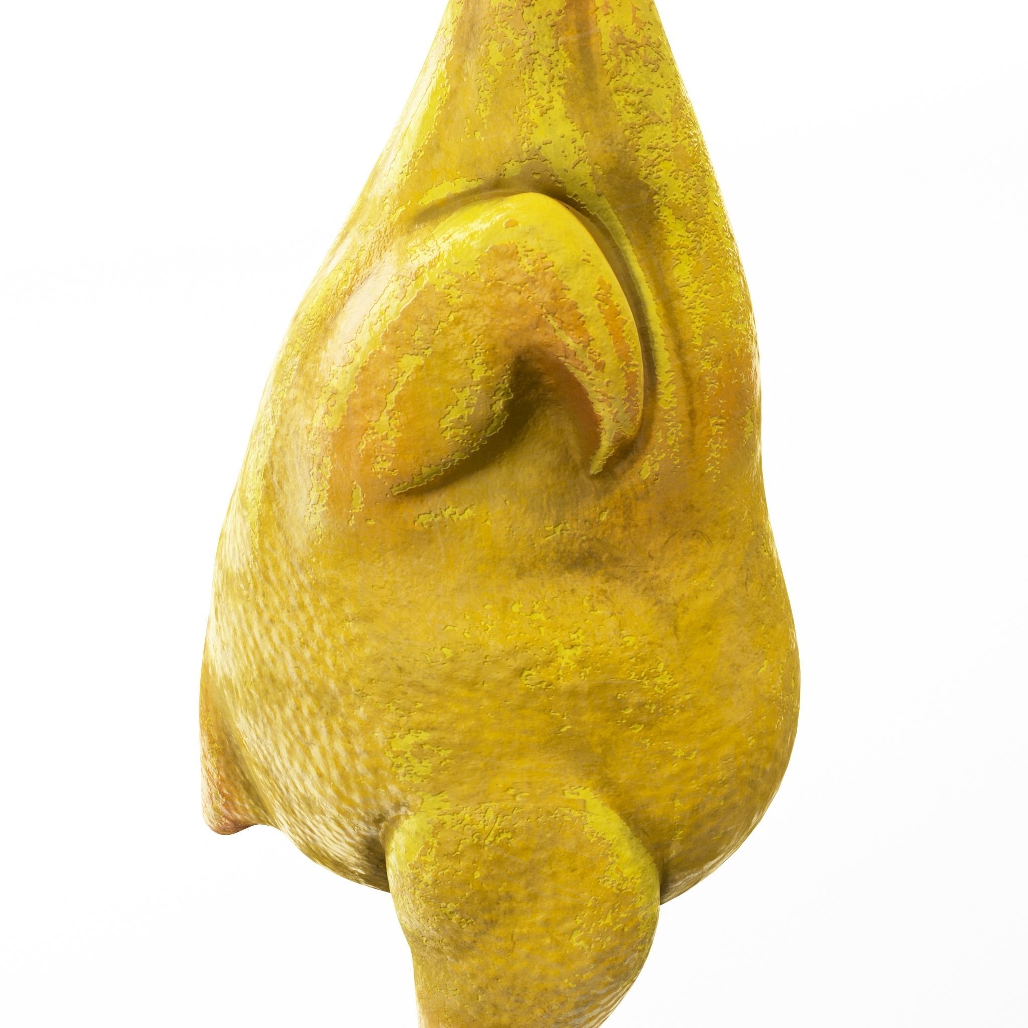 Chicken cartoon toy low poly Low-poly 3D model_5