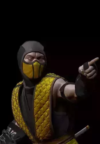 Scorpion Fan Art Mortal Kombat 11 3D print model