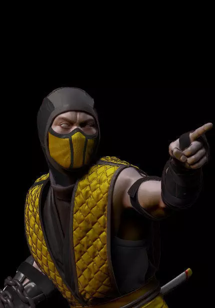 Scorpion Fan Art Mortal Kombat 11 3D print model_0