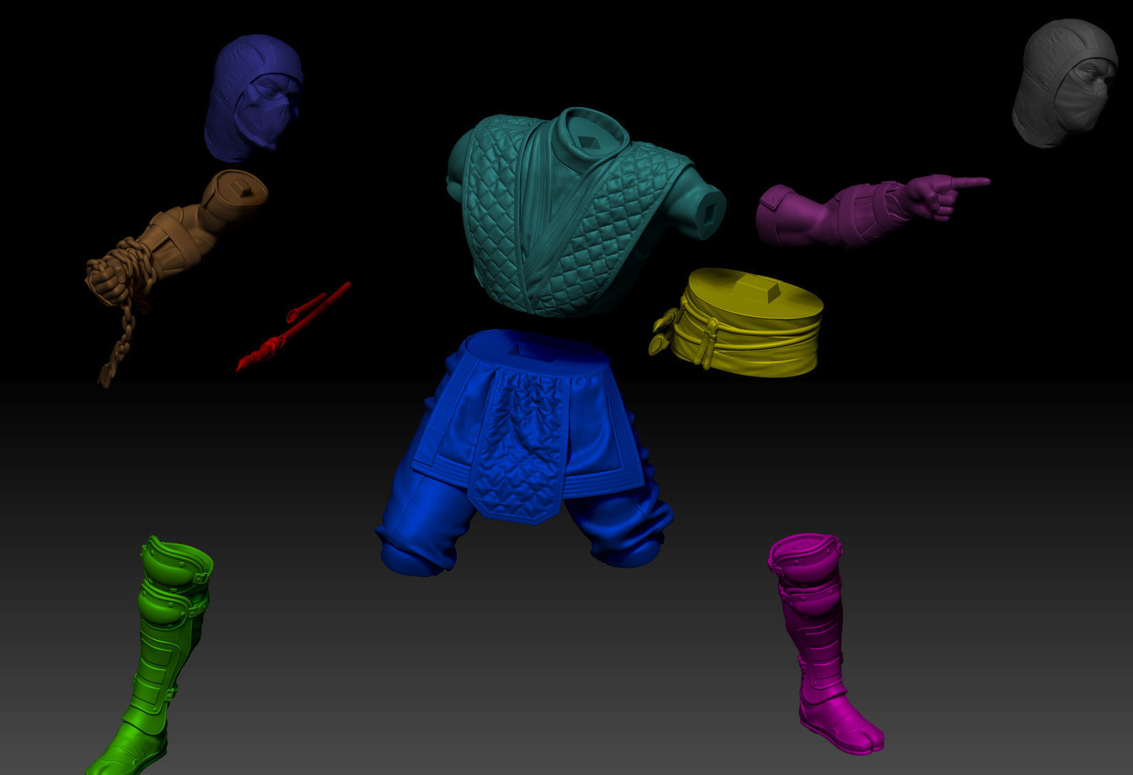 Scorpion Fan Art Mortal Kombat 11 3D print model_7