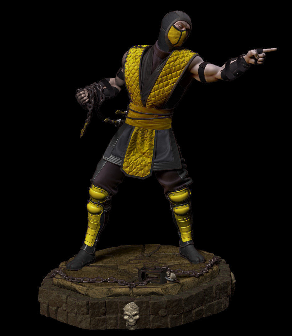 Scorpion Fan Art Mortal Kombat 11 3D print model_5
