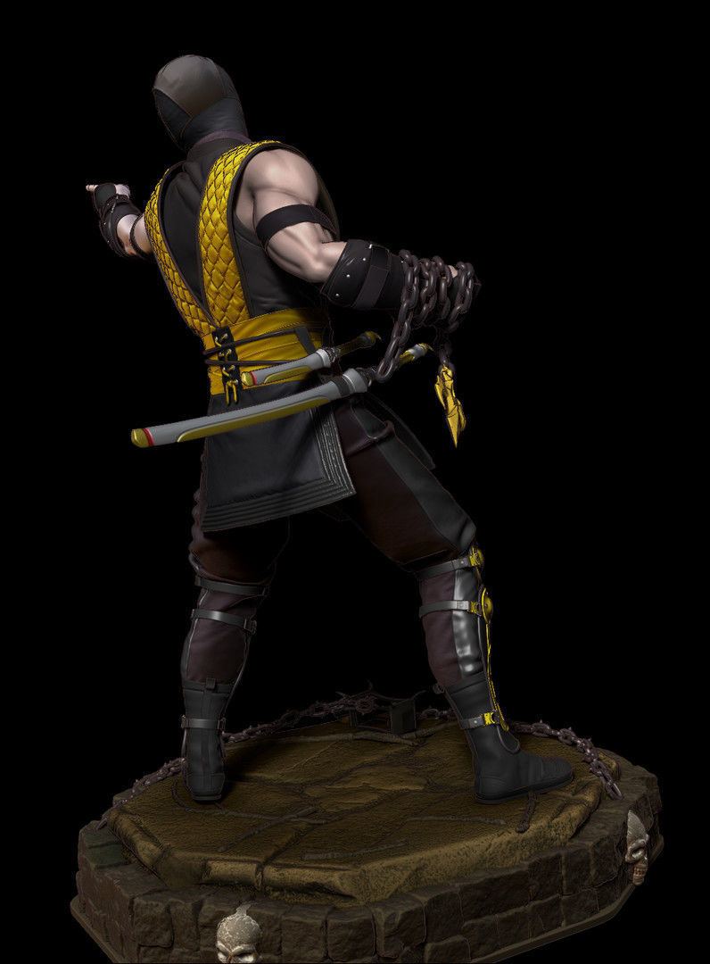 Scorpion Fan Art Mortal Kombat 11 3D print model_6