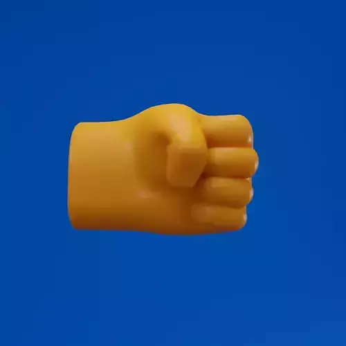 Hand Fisted emoji cartoon style