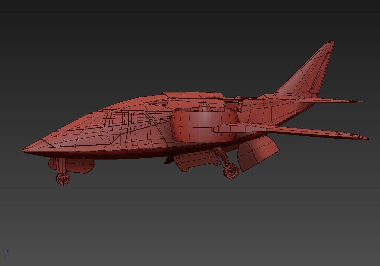 Medical Ambulance XTI Electric Aircraft eVTOL with Interior 3D model_30