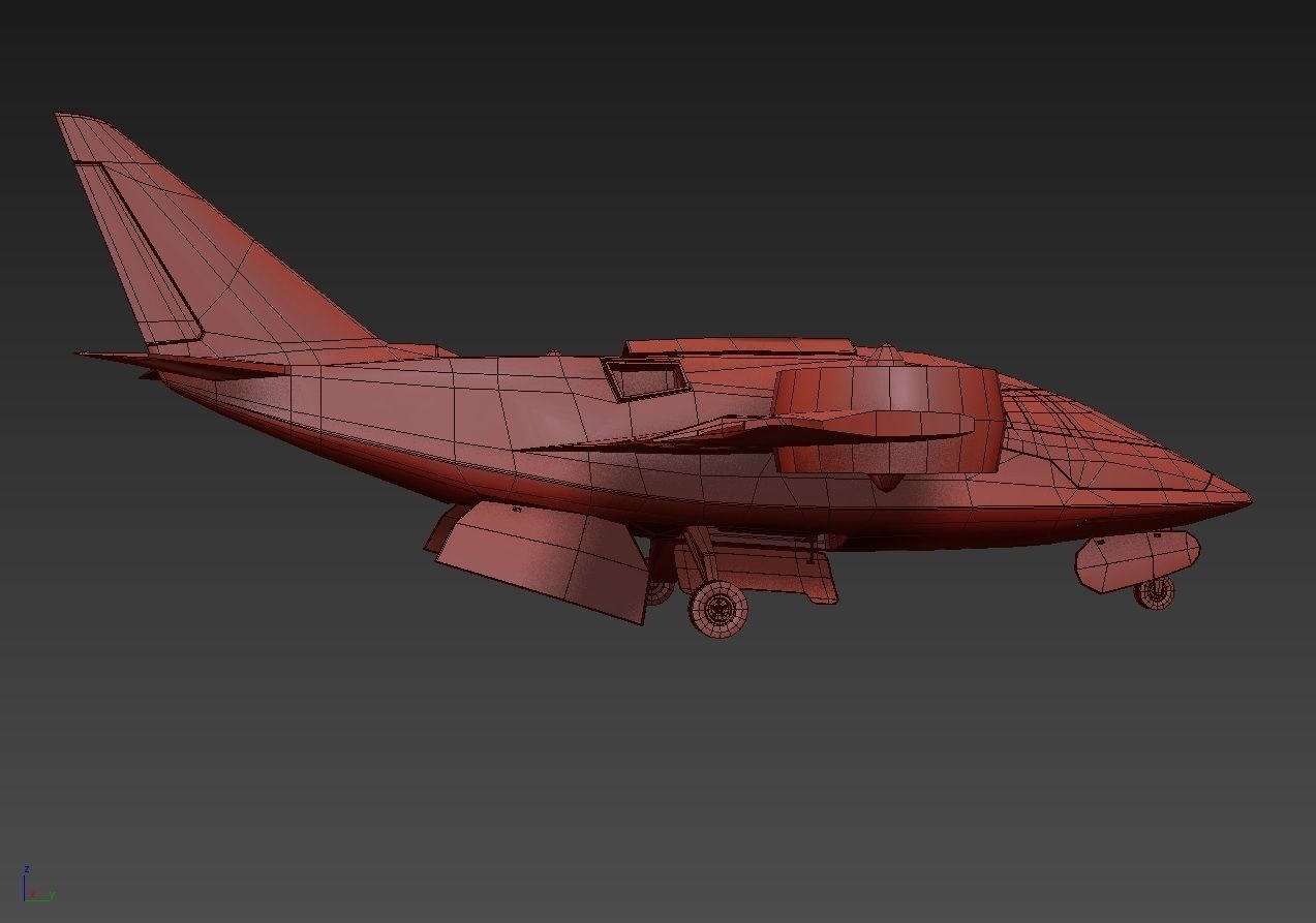 Medical Ambulance XTI Electric Aircraft eVTOL with Interior 3D model_34