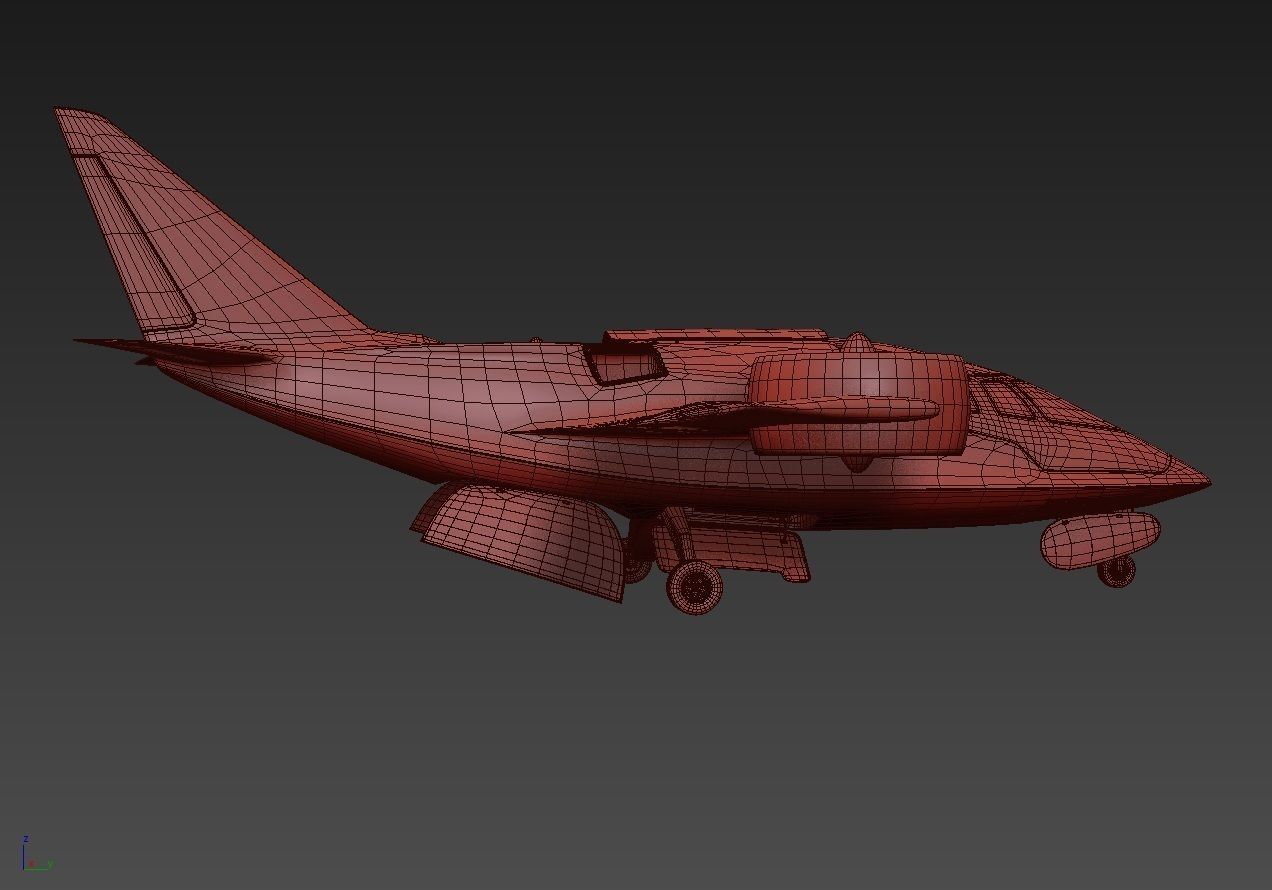 Medical Ambulance XTI Electric Aircraft eVTOL with Interior 3D model_35