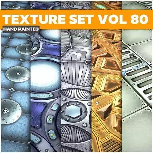 Scifi Vol 80- Game PBR Textures Texture