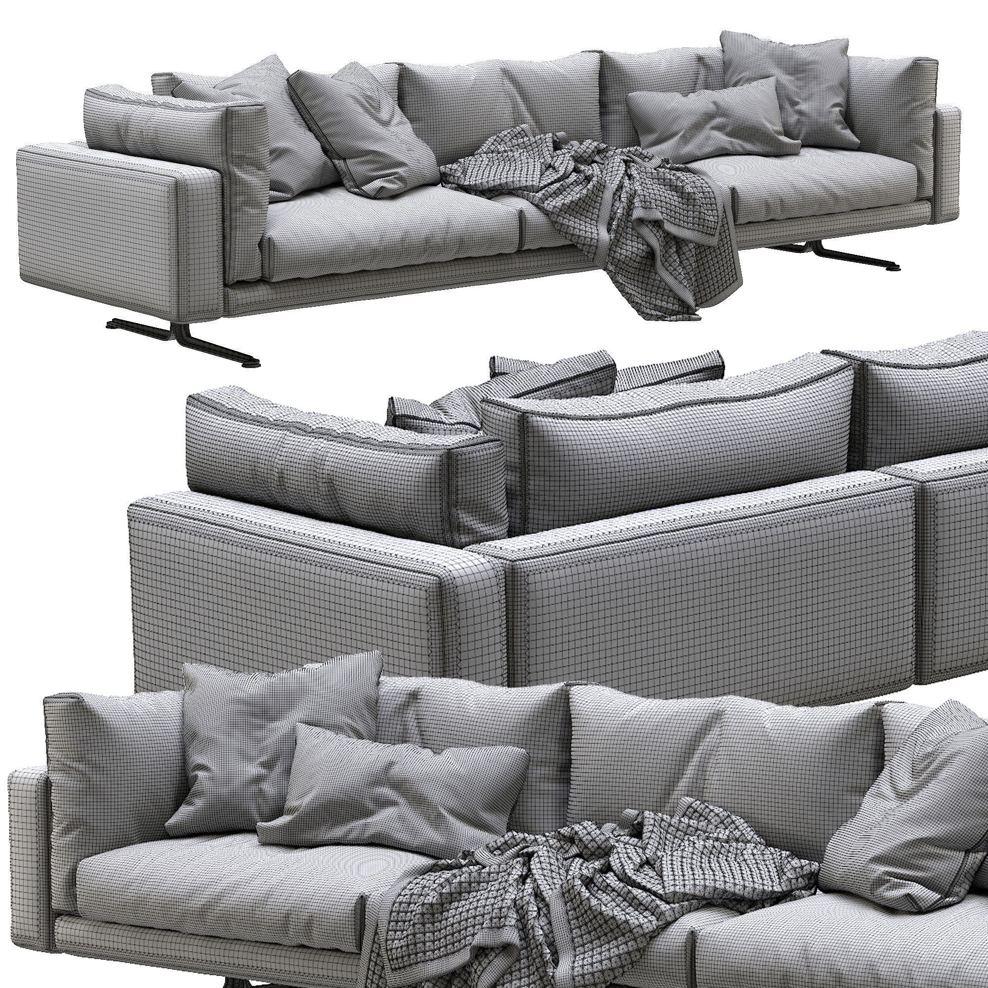 Livingdivani Floyd Hi 3D model_4