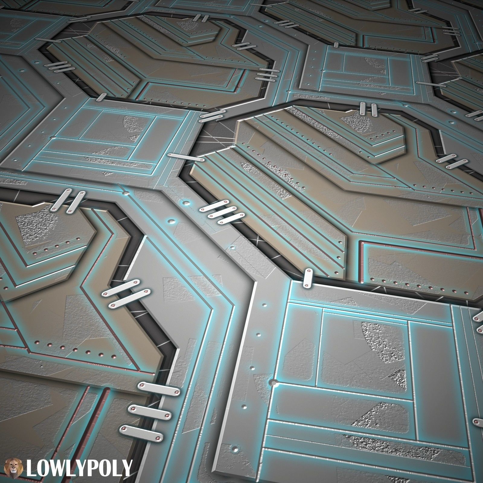 Scifi Vol 81 -  Game PBR Textures Texture_7