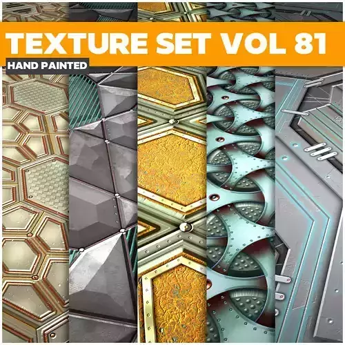 Scifi Vol 81 -  Game PBR Textures Texture