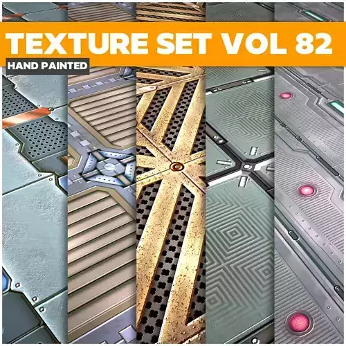 Scifi Vol 82 -  Game PBR Textures Texture