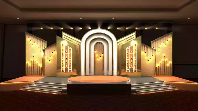 Stage design  3D model