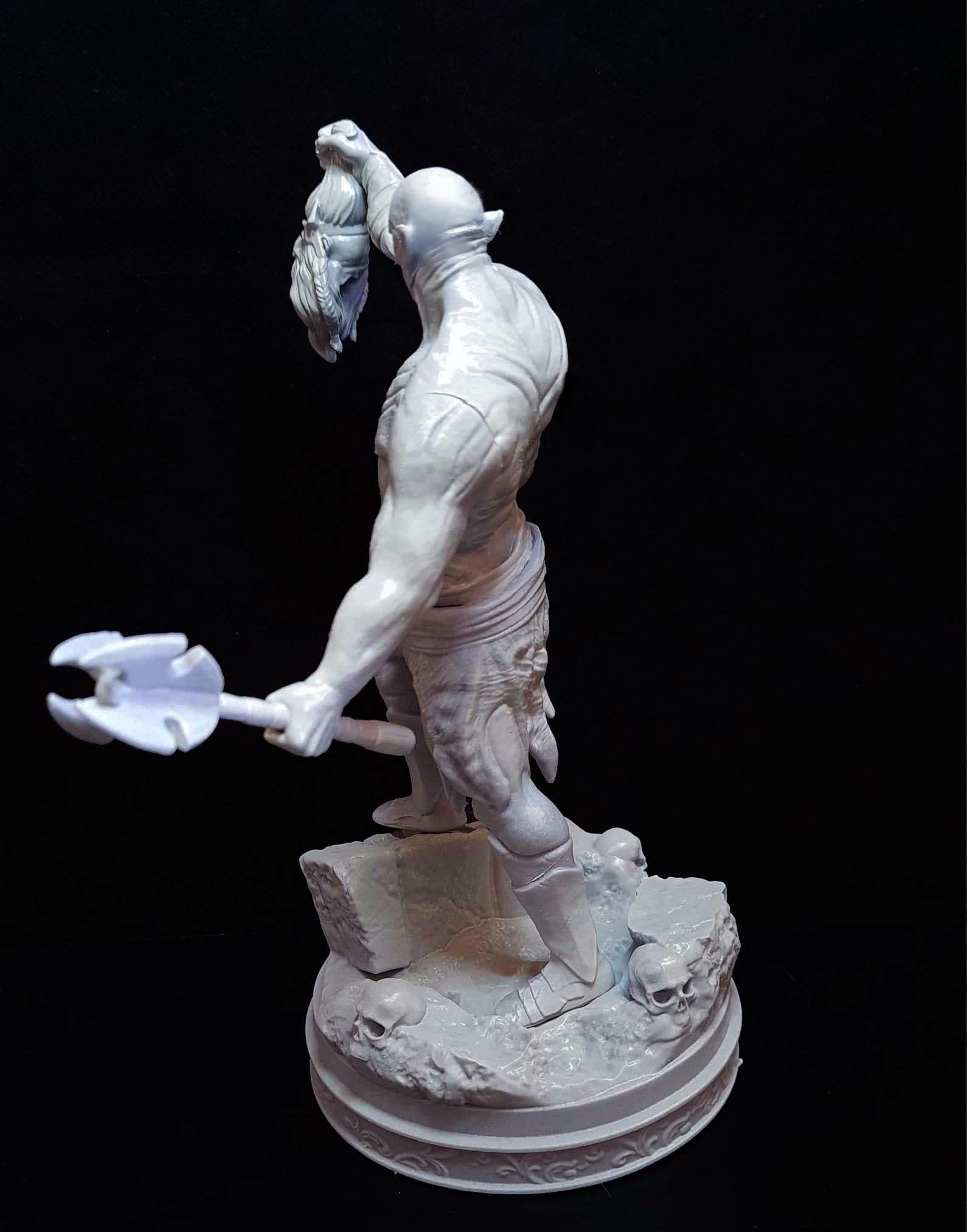 Azog Decaptation of King Thror Update 2023 3D print model_12