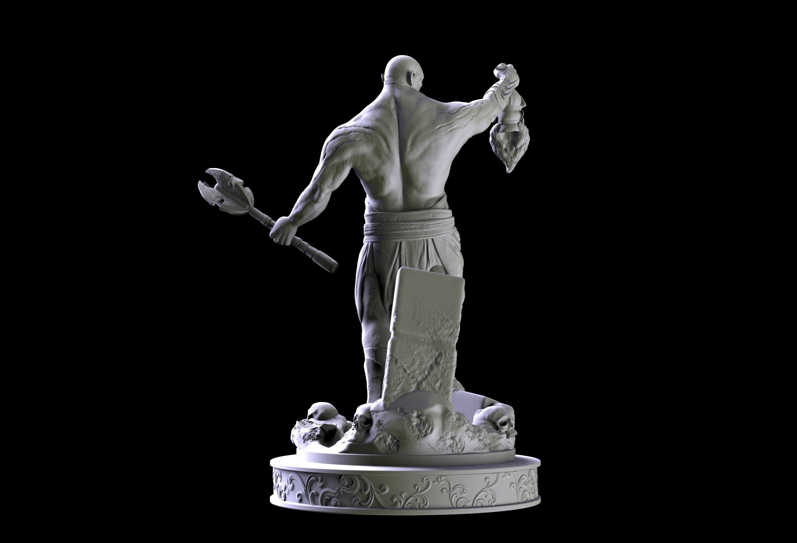 Azog Decaptation of King Thror Update 2023 3D print model_4