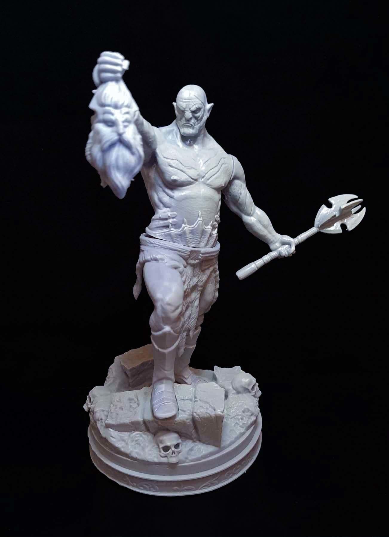 Azog Decaptation of King Thror Update 2023 3D print model_10