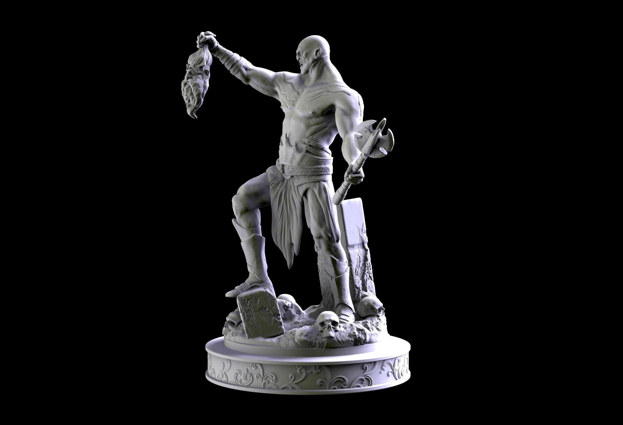 Azog Decaptation of King Thror Update 2023 3D print model_3