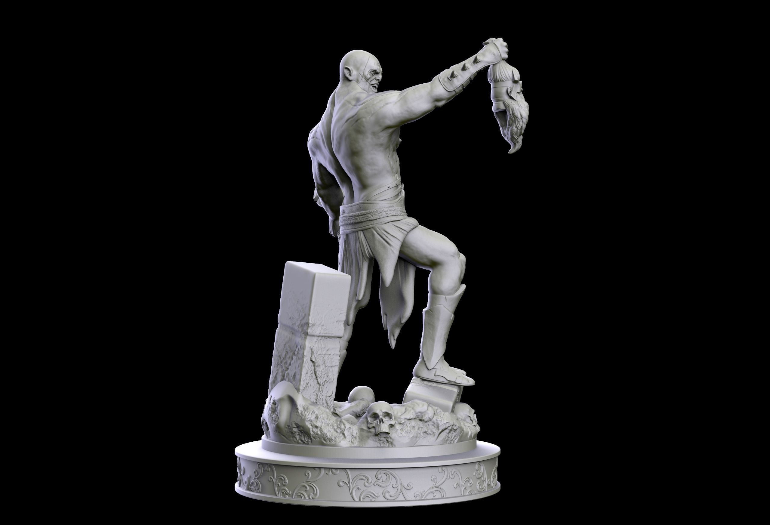 Azog Decaptation of King Thror Update 2023 3D print model_5
