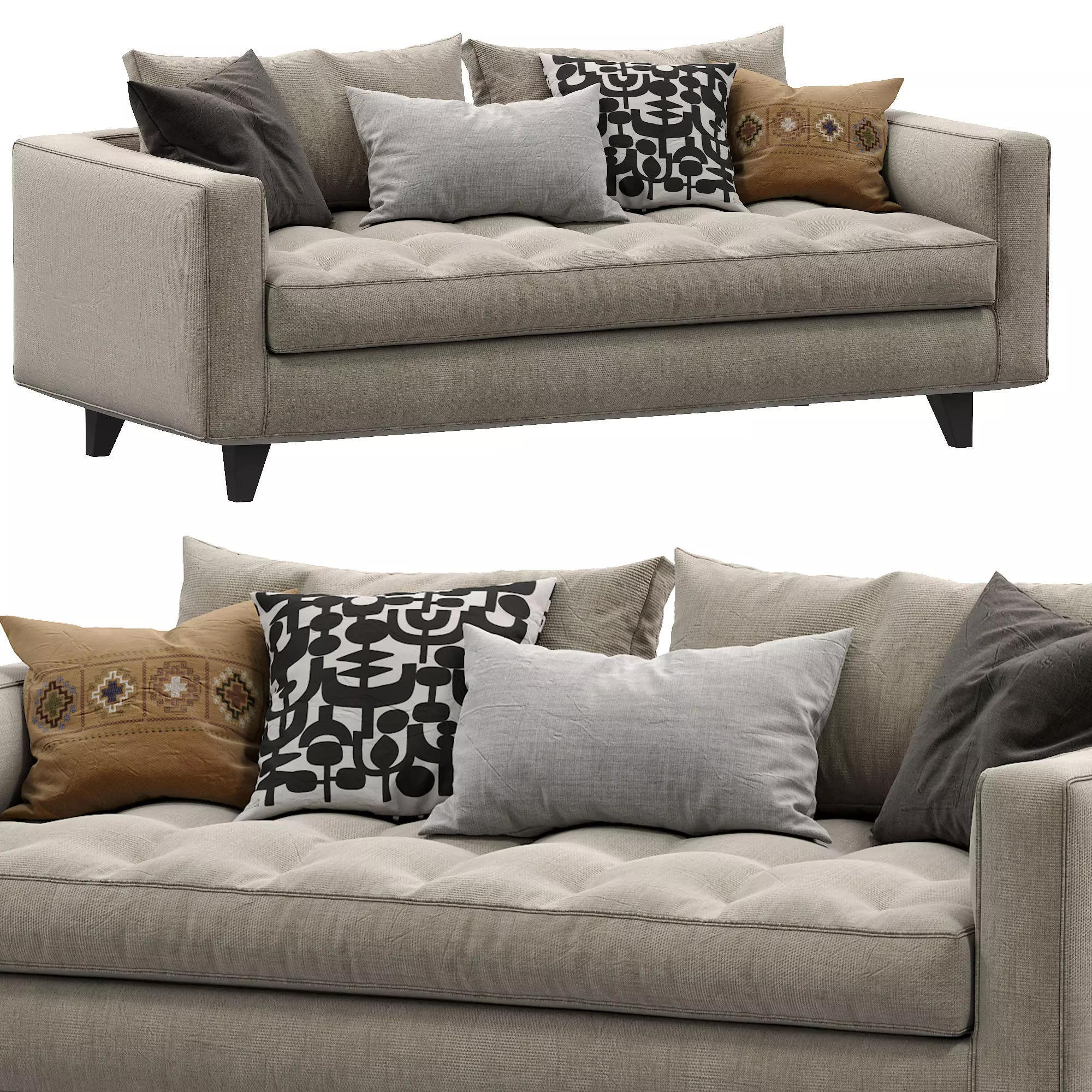 Sofa Willy Slim By Marac 3D model
