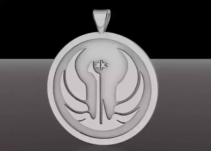 Old Galactic Republic Pendant  Star Wars 