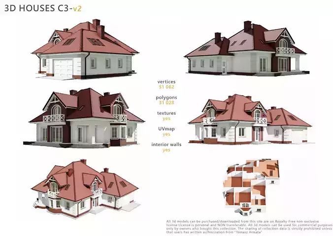 House C3V2 3D model