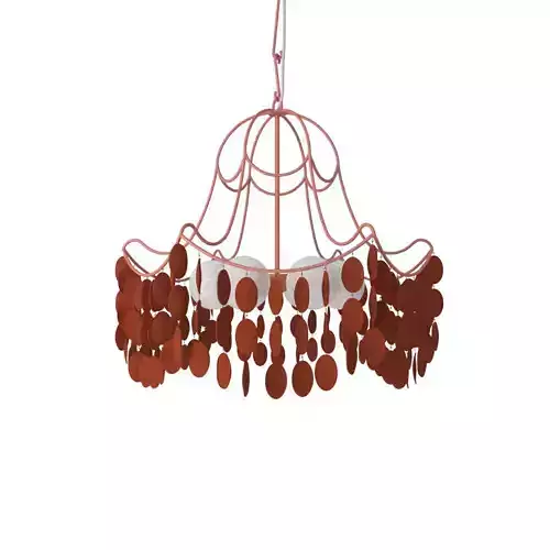 Ceramic and metal pendant lamp Lilea M