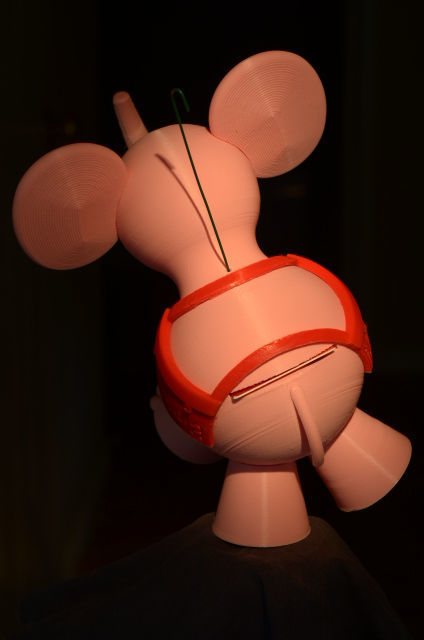 3D Gift Card Elephant Christmas Tree Ornament 3D print model_4