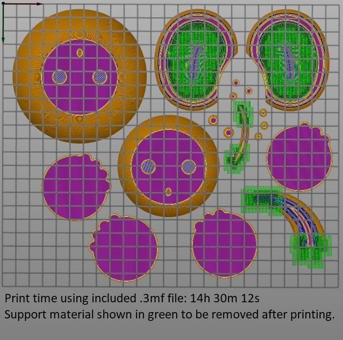 3D Gift Card Elephant Christmas Tree Ornament 3D print model_5