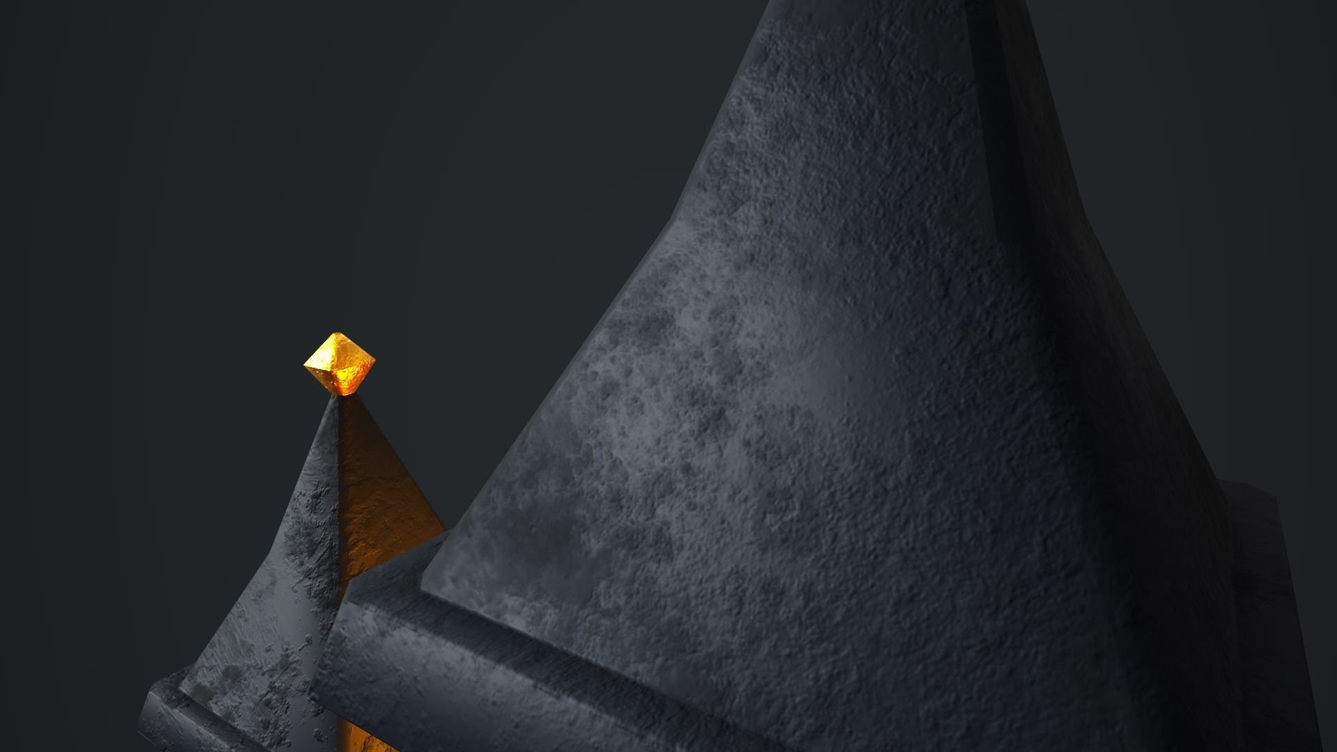 Victorian Street Lamp Low-poly 3D model_3