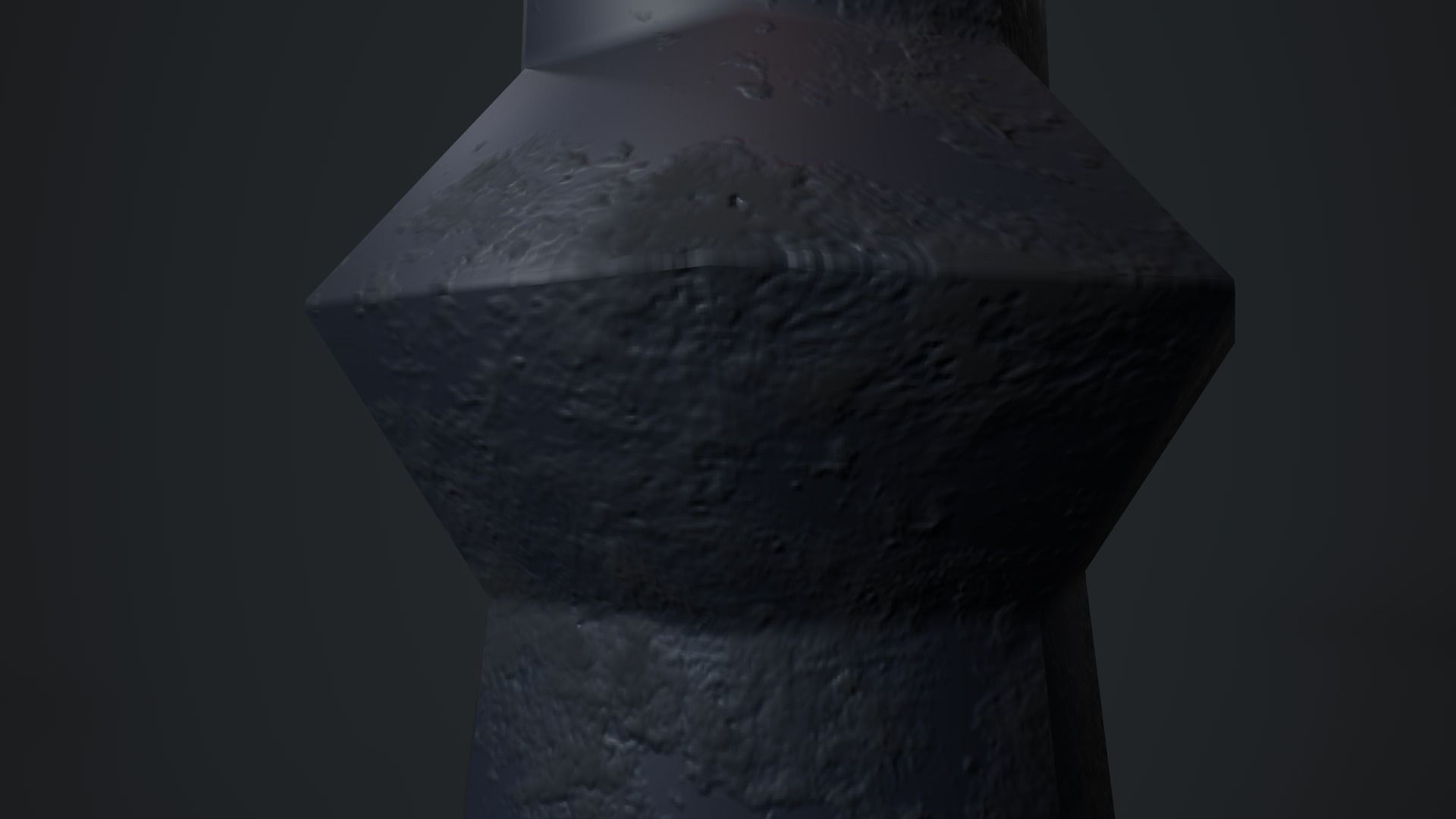 Victorian Street Lamp Low-poly 3D model_5