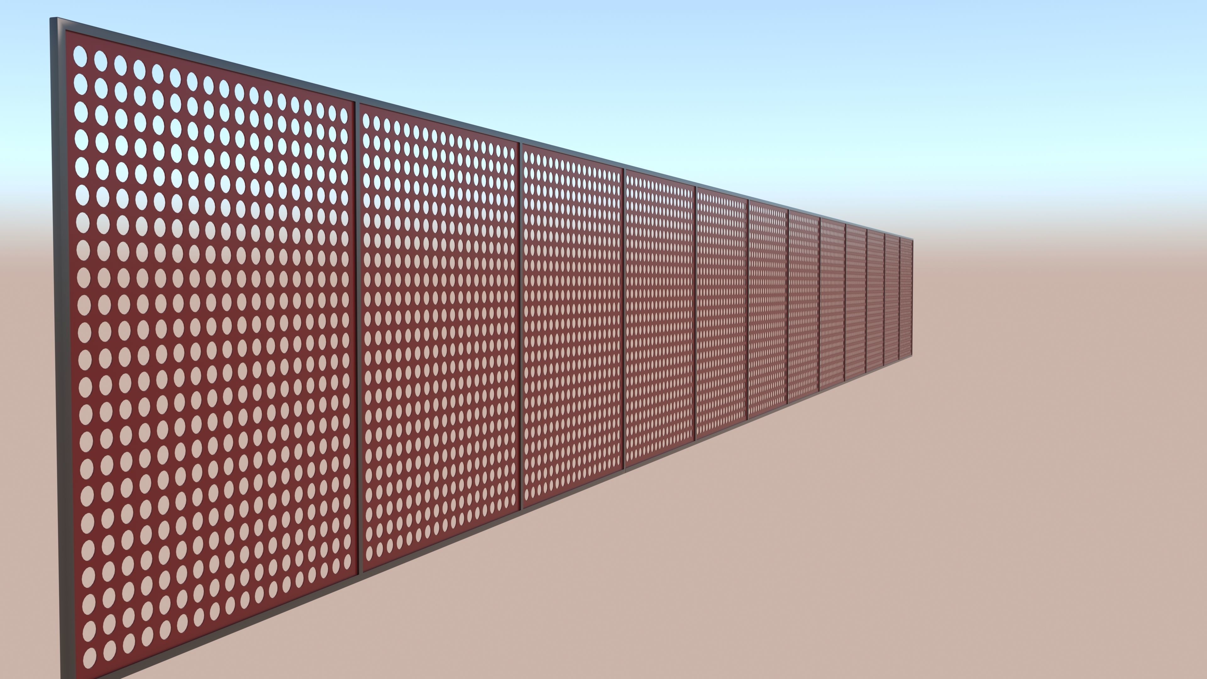 Mesh panel Free 3D model_1
