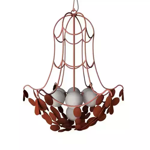 Ceramic and metal pendant lamp Lilea P