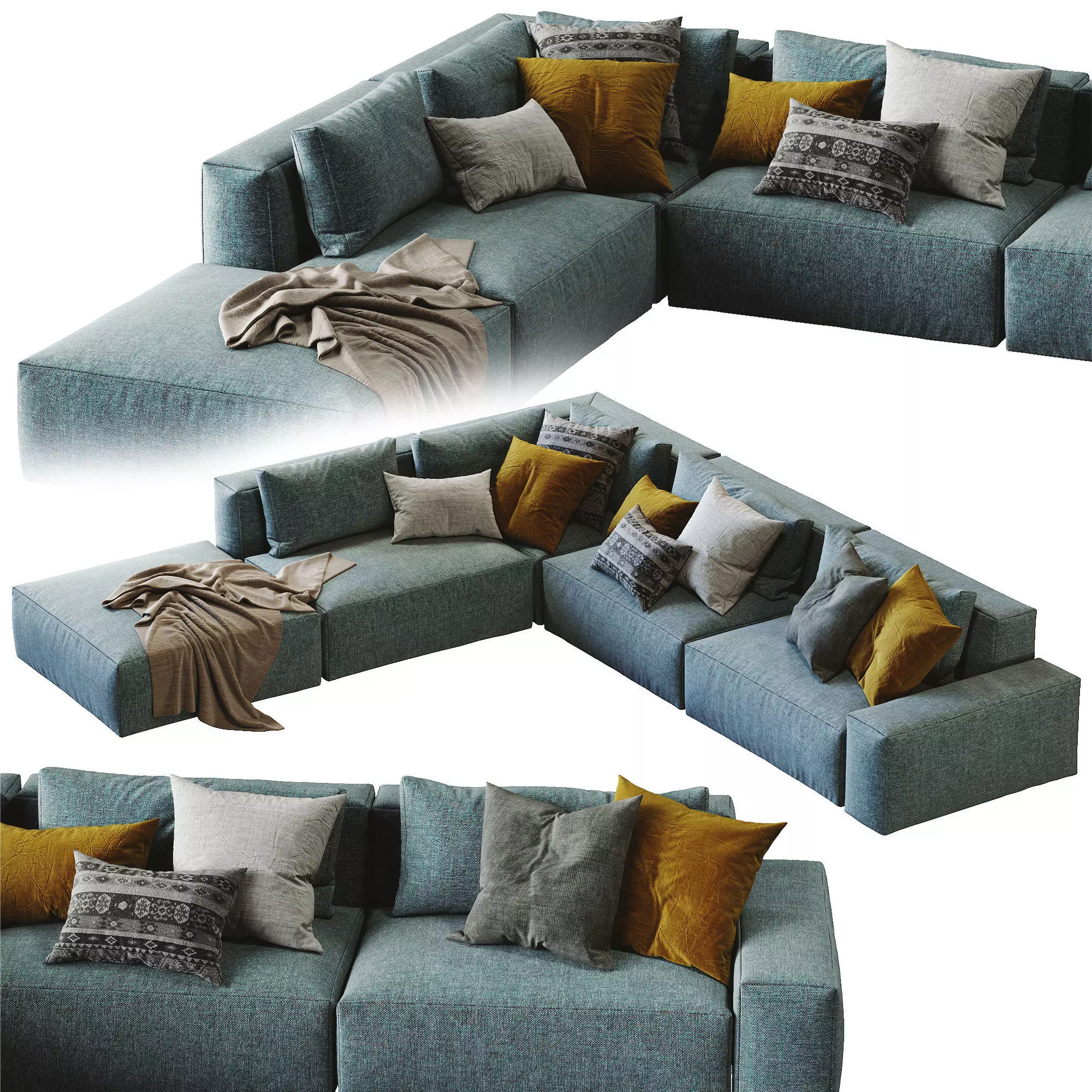 Jesse sofa Daniel 5 3D model