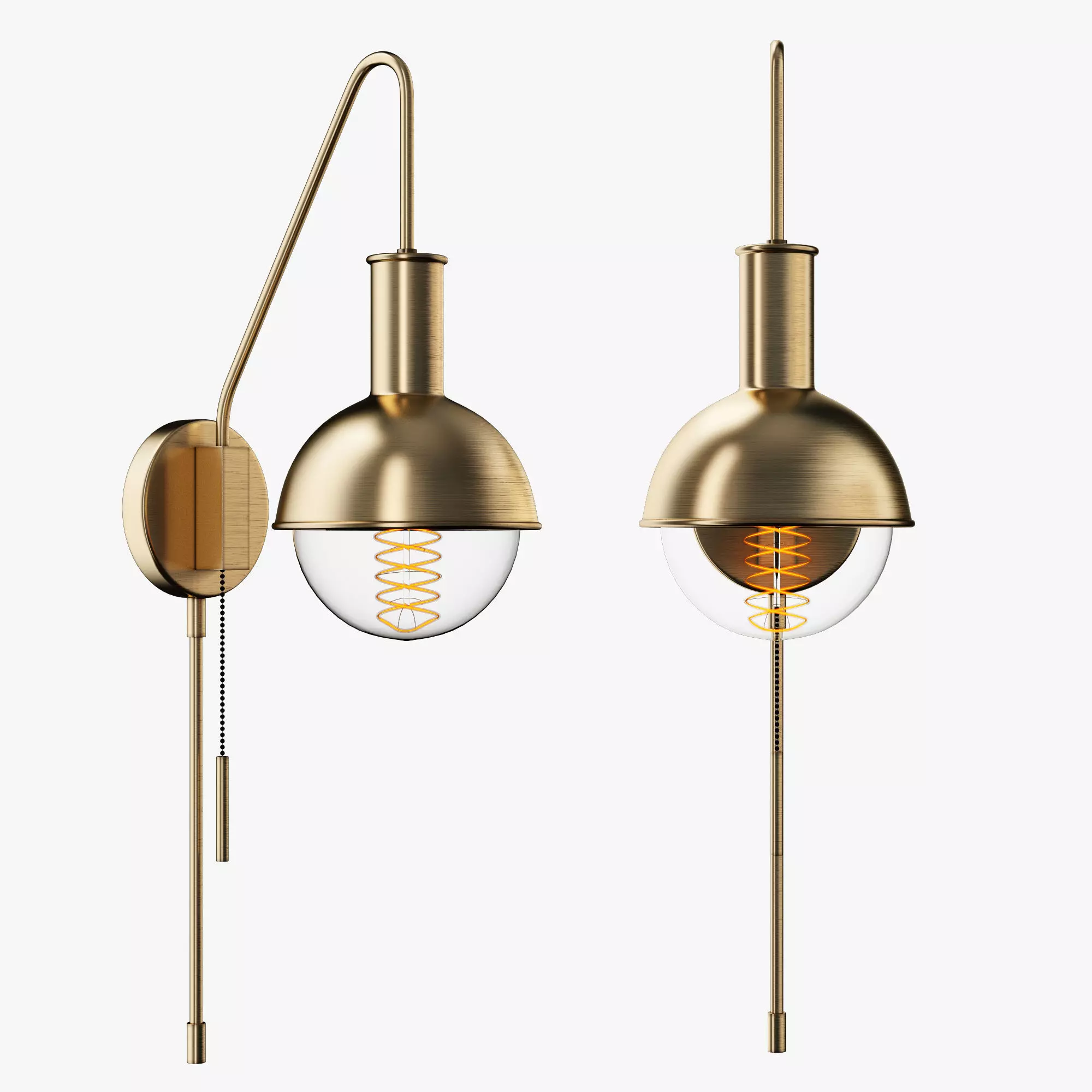 George Oliver jaxon 1-light wall sconce 3D model_0