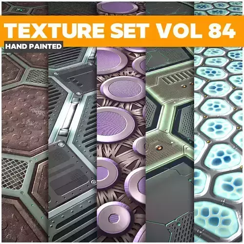 Scifi Vol 84 -  Game PBR Textures Texture