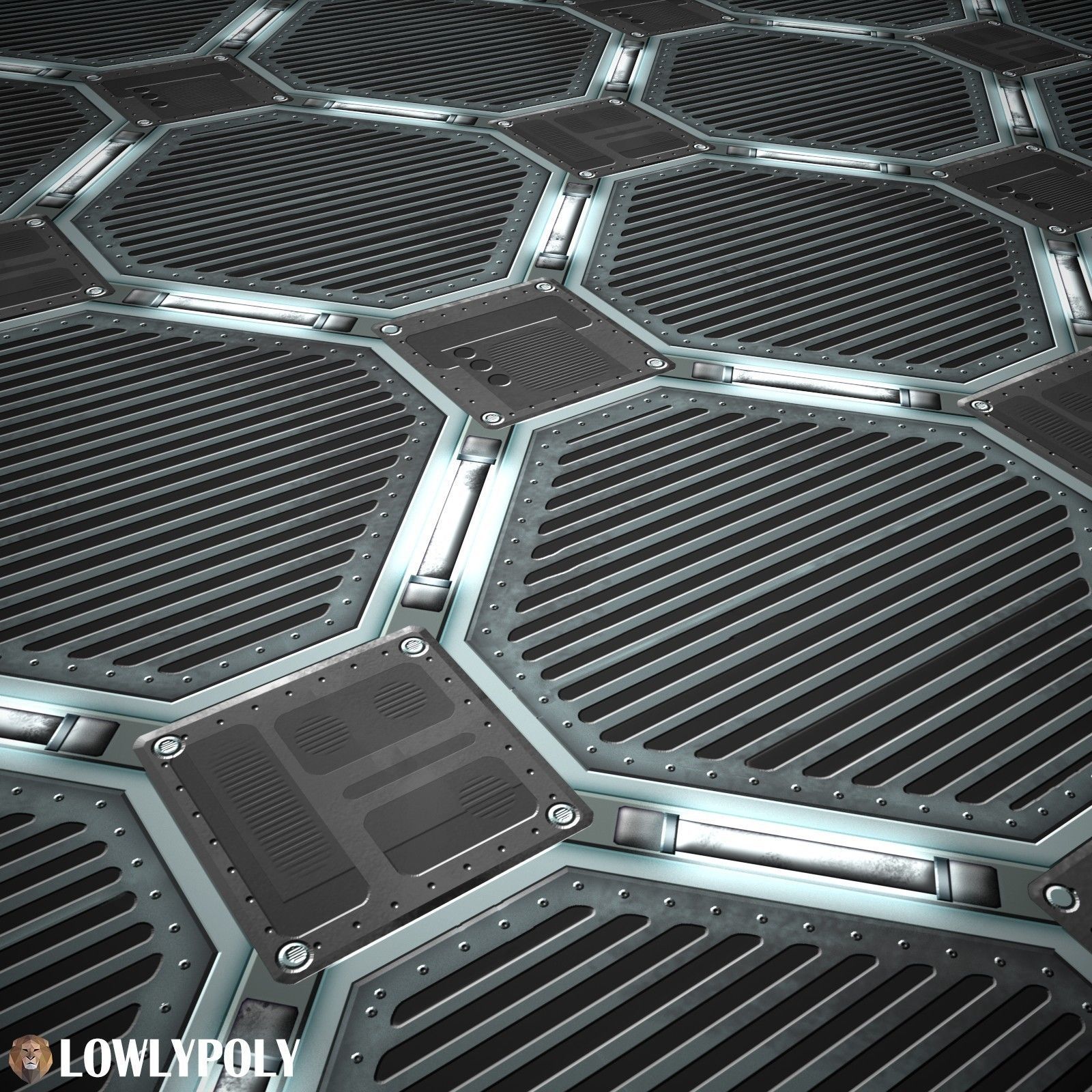 Scifi Vol 84 -  Game PBR Textures Texture_9