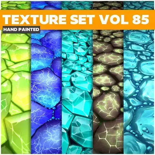 Crystals Vol 85 -  Game PBR Textures