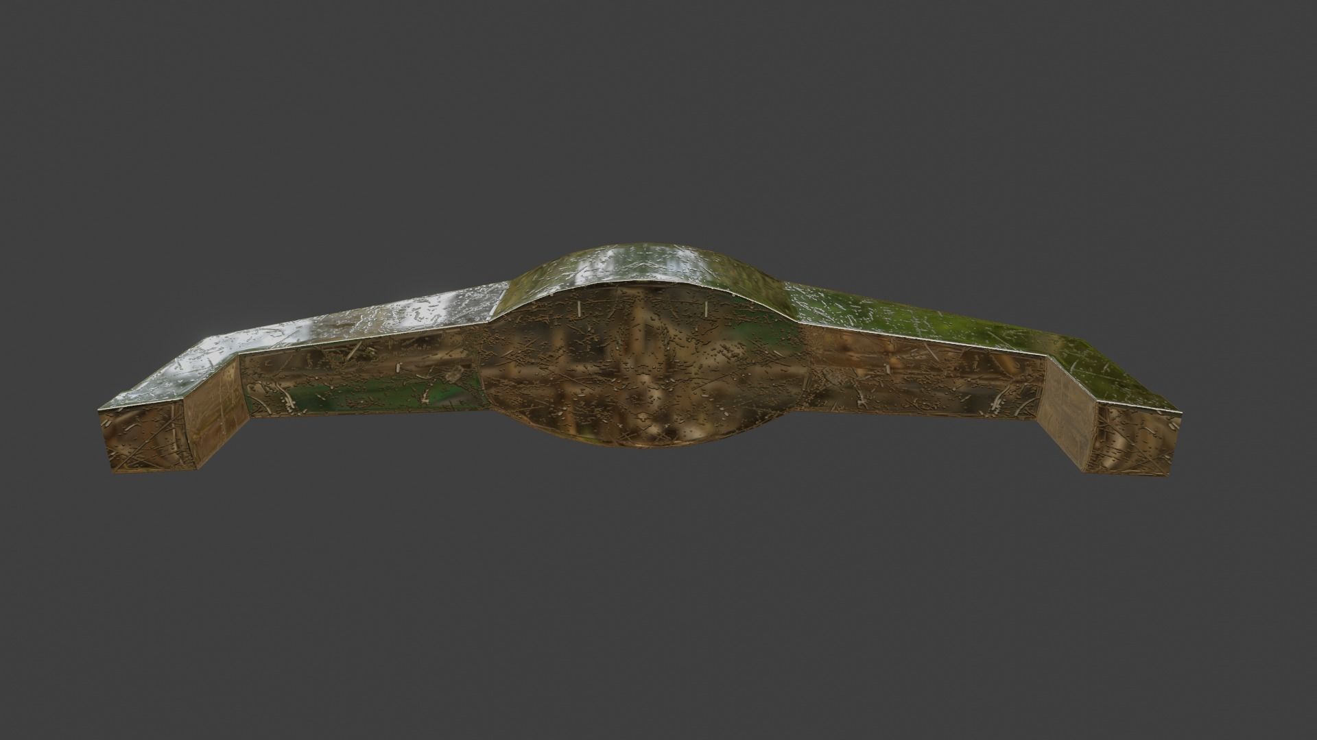 ancient sword Low-poly 3D model_5