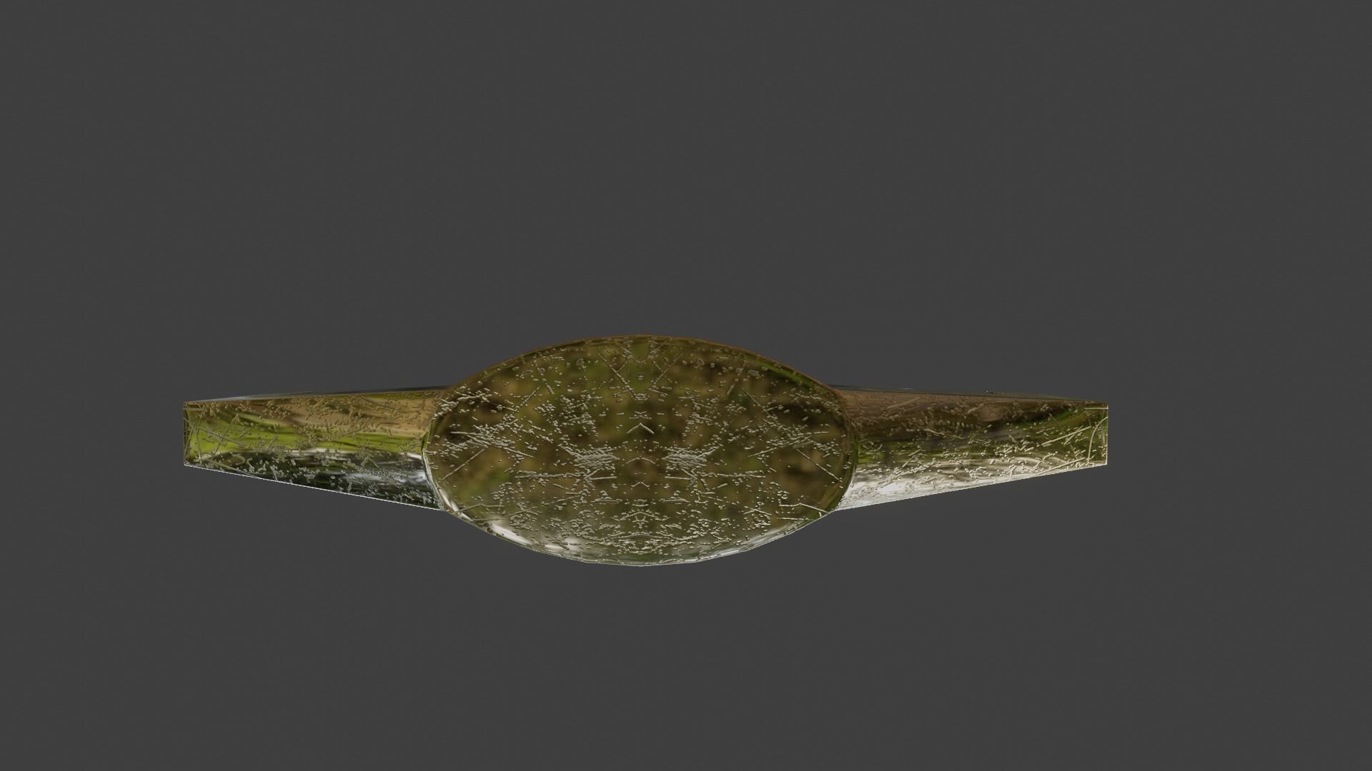 ancient sword Low-poly 3D model_2