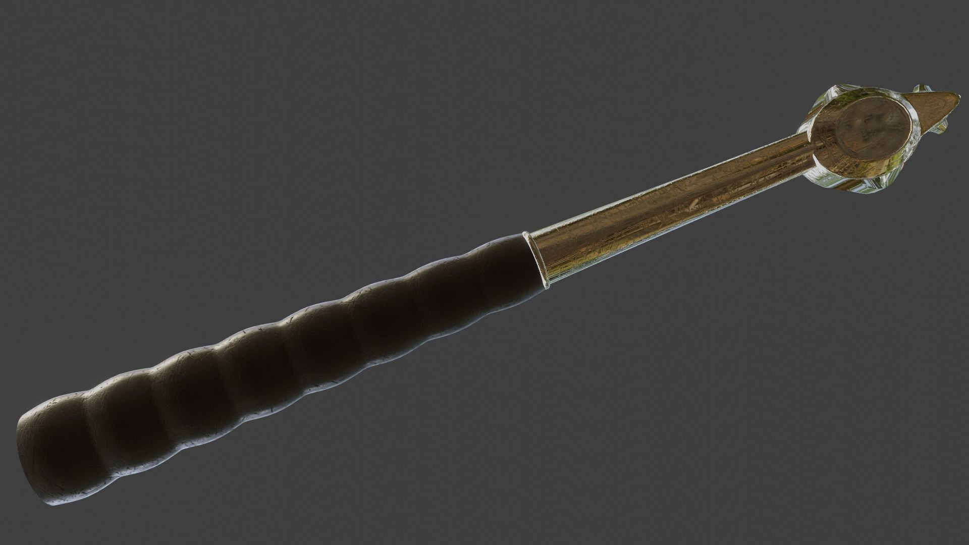ancient sword Low-poly 3D model_3