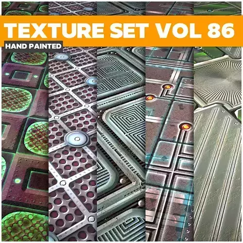 Scifi Vol 86 -  Game PBR Textures Texture
