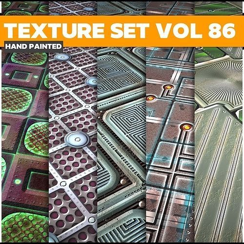 Scifi Vol 86 -  Game PBR Textures Texture