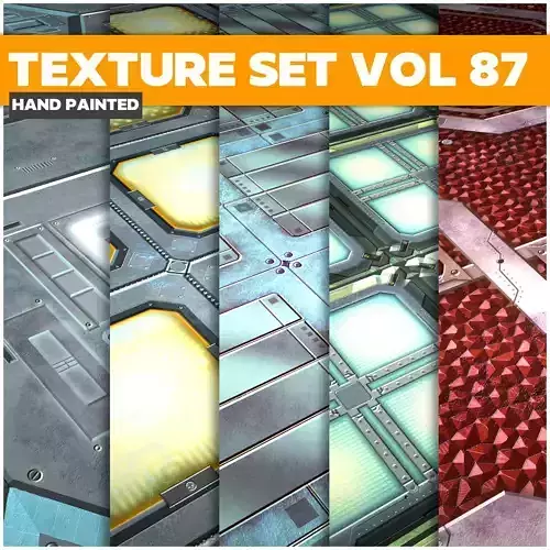 Scifi Vol 87 -  Game PBR Textures Texture